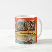 Biloxi Mississippi Grüße Postkarte Kaffeetasse (VorderseiteRechts)