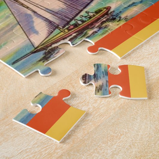 Biloxi Mississippi Grüße Postkarte Puzzle (Seite)