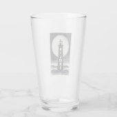 Biloxi Mississippi Lighthouse Moon Glas (Rückseite)