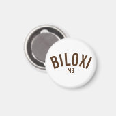 Biloxi, Mississippi Magnet (Vorderseite/Rückseite)