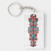 Biloxi Mississippi Skyline Schlüsselanhänger (Vorderseite)