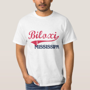 Biloxi Mississippi Stadt-Klassiker T-Shirt