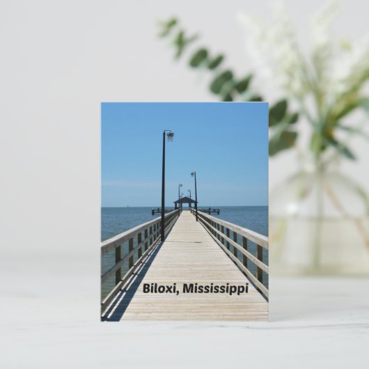 Biloxi, MS Postkarte (Stehend Vorderseite)