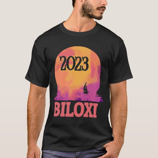 Biloxi Urlaub 2023 Familienreise Souvenir T-Shirt (Vorderseite)