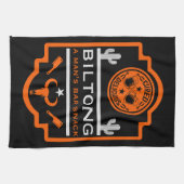 Biltong und Bier Geschirrtuch (Horizontal)