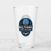 Biltong und Bier Glas (Rückseite)