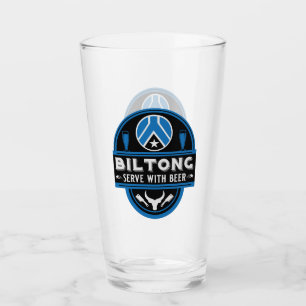Biltong und Bier Glas