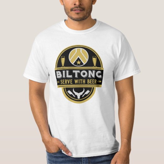 Biltong und Bier T-Shirt (Vorderseite)