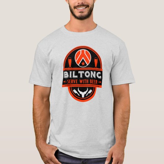 Biltong und Bier T-Shirt (Vorderseite)