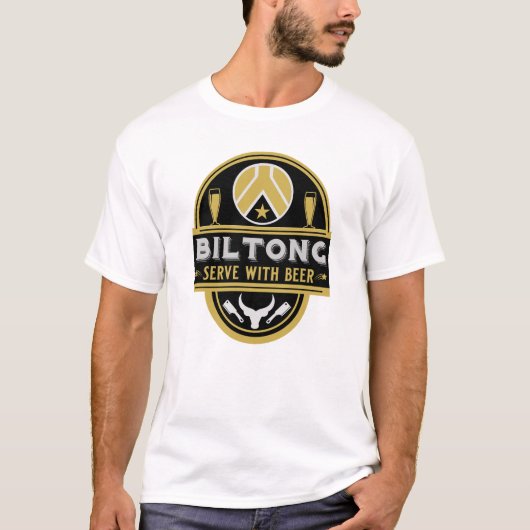 Biltong und Bier T-Shirt (Vorderseite)