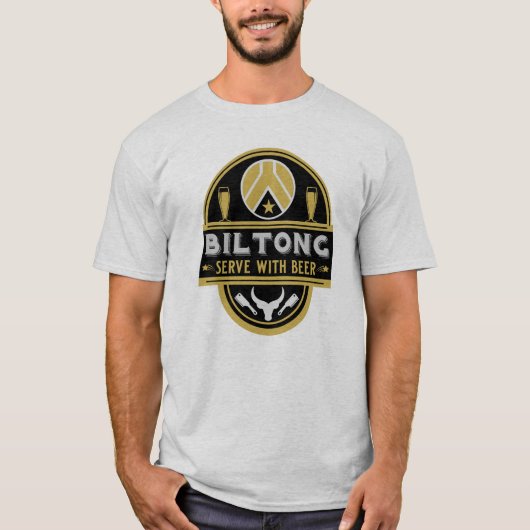 Biltong und Bier T-Shirt (Vorderseite)