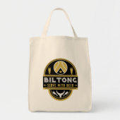 Biltong und Bier Tragetasche (Vorne)