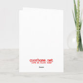 BIMBA "mit meiner Karte ganzer Liebe" (Rückseite)