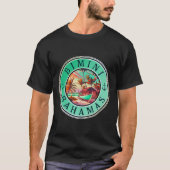 Bimini Bahamas Anker Angeln Vintages Fischerboot T-Shirt (Vorderseite)