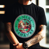 Bimini Bahamas Anker Angeln Vintages Fischerboot T-Shirt