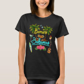 Bimini Bahamas Beach Summer Palm Surf Sun Set Palm T-Shirt (Vorderseite)
