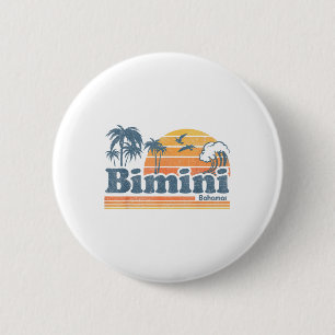 Bimini Bahamas Strand Sommerurlaub Sonne Vintage 7 Button