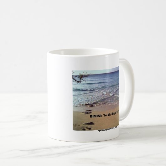 BIMINI: "In meinem rechten " Kaffeetasse (VorderseiteRechts)