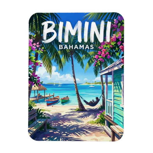 Bimini-Inseln Bahamas Magnet (Vertikal)