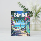 Bimini-Inseln Bahamas Postkarte (Stehend Vorderseite)