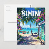 Bimini-Inseln Bahamas Postkarte (Vorne/Hinten)