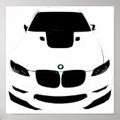 ~Bimmer~ POP ART AUTO POSTER, KÜMMERN SIE! Poster (Vorne)