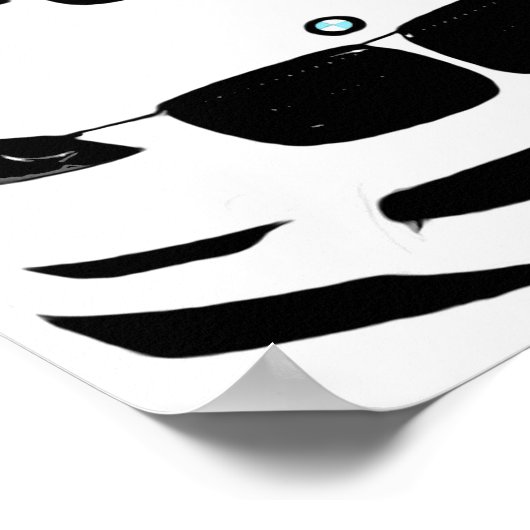 ~Bimmer~ POP ART AUTO POSTER, KÜMMERN SIE! Poster (Ecke)