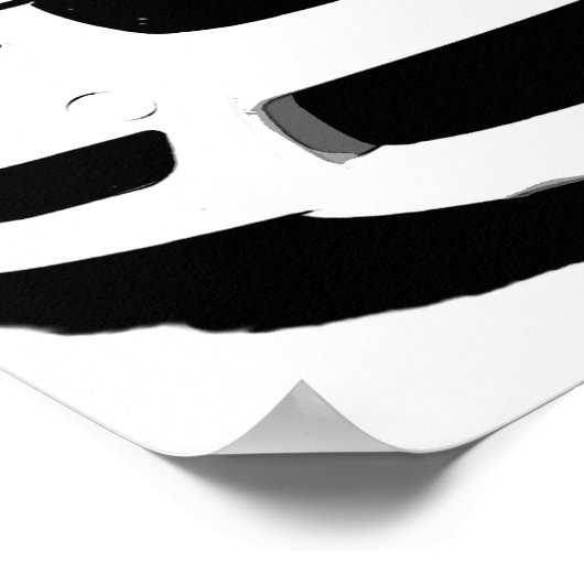 ~Bimmer~ POP ART AUTO POSTER, KÜMMERN SIE! Poster (Ecke)