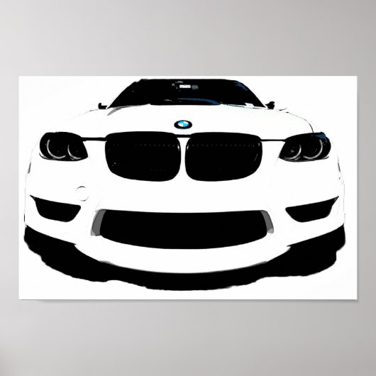 ~Bimmer~ POP ART AUTO POSTER, KÜMMERN SIE! Poster (Vorne)