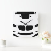 ~Bimmer~ WALL CLOCK, POP ART, KÜMMERN SIE! Quadratische Wanduhr (Zuhause)