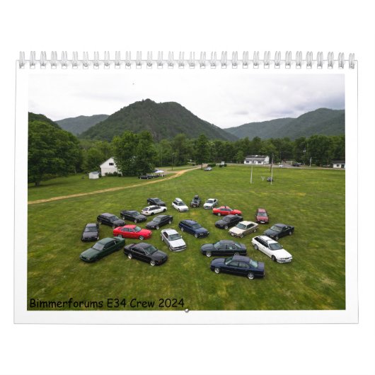 Bimmerforen E34 Crew 2024 Kalender (Titelbild)