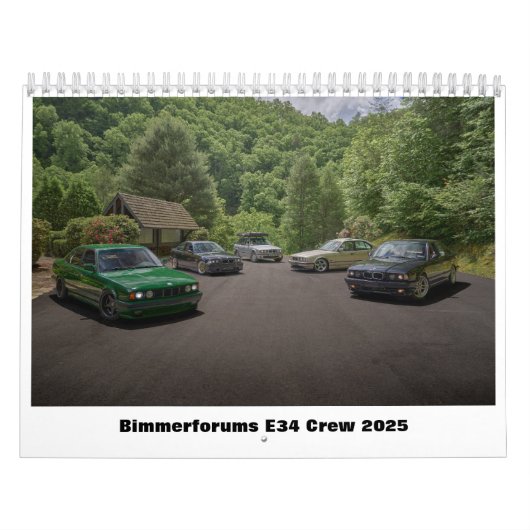 Bimmerforums E34 Crew 2025 Kalender (Titelbild)