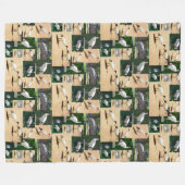 Bin Chicken Chronicles: Ein Ibis-FotoCollage Fleecedecke (Vorderseite (Horizontal))