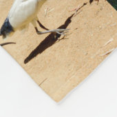 Bin Chicken Chronicles: Ein Ibis-FotoCollage Fleecedecke (Ecke)