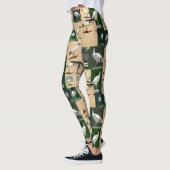 Bin Chicken Foto Collage, Leggings (Links)