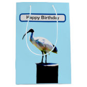 Bin Chicken, (Ibis) Ölfarbe, Mittlere Geschenktüte (Vorderseite)