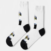 Bin Chicken Oil Paint, Crew Socken (Linkes Detail)