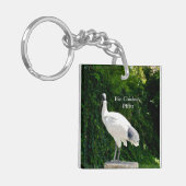 Bin Chicken Pfftt (Ibis) Keyring Schlüsselanhänger (Vorderseite links)