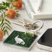 Bin Chicken Pfftt (Ibis) Keyring Schlüsselanhänger (Vorderseite rechts)