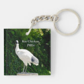 Bin Chicken Pfftt (Ibis) Keyring Schlüsselanhänger (Rückseite)