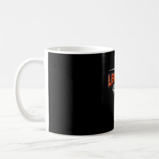 Bin ein Leukämie-Krieger Überlebender Unterstützer Kaffeetasse (Links)