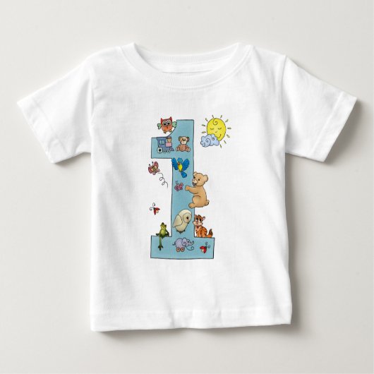 Bin Eins Baby T-shirt (Vorderseite)
