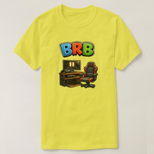 Bin gleich zurück 2 T-Shirt (Design vorne)