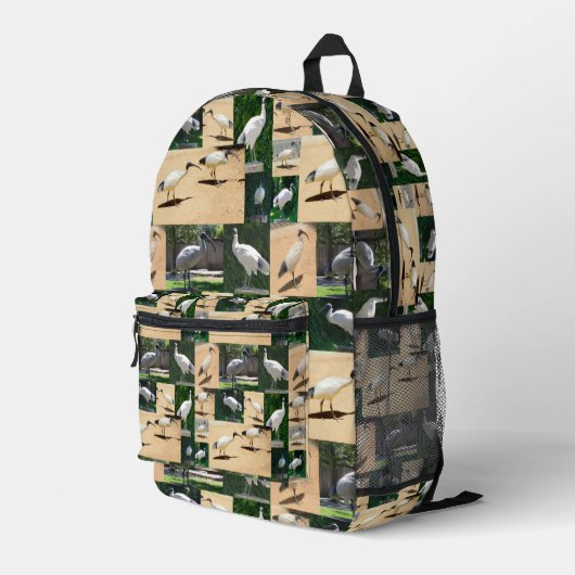 Bin Hühner Chronicles: FotoCollage der Ibis Bedruckter Rucksack (Rückseitige Ecke Rechts)