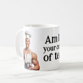 BIN I YOUR CUP OF TEA lustige Neuheit Geschenkbüro Kaffeetasse (Vorderseite Links)