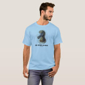 Bin ich ausgestorben, oder was? (Dodo-Bird-Portrai T-Shirt (Vorne ganz)