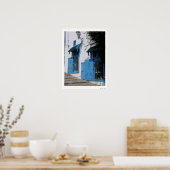 Bin ich blau? poster (Küche)