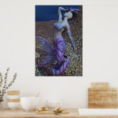 Bin ich blau? poster (Küche)