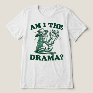 Bin ich der Drama-Vintage-Frosch, der in den Spieg Tri-Blend Shirt