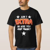 Bin ich extra T-Shirt (Vorderseite)